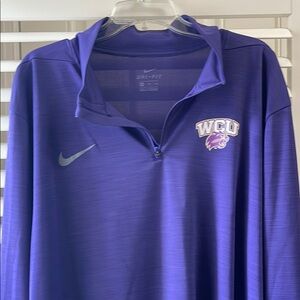 Nike WESTERN CAROLINA UNIVERSITY Purple Quarter-Zip Pullover